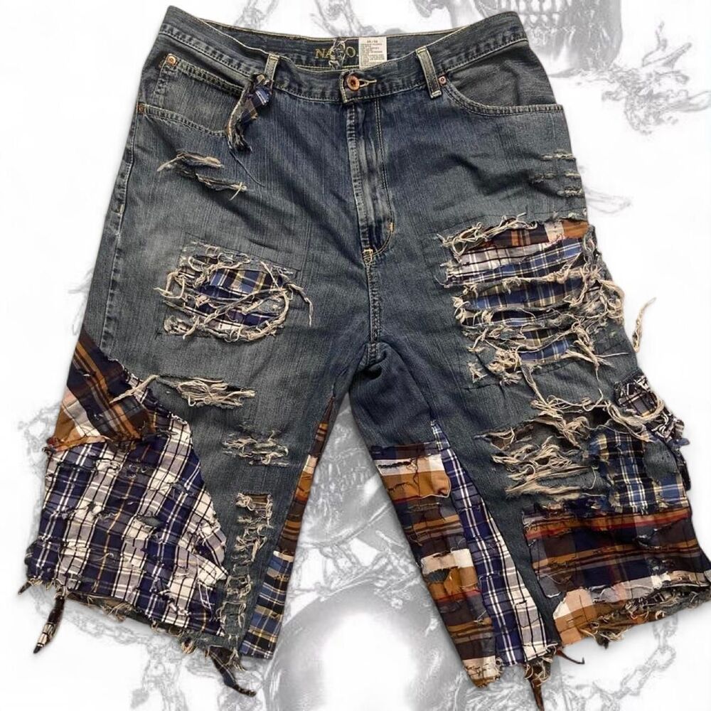 Unbranded Men's Blue and Navy Shorts
